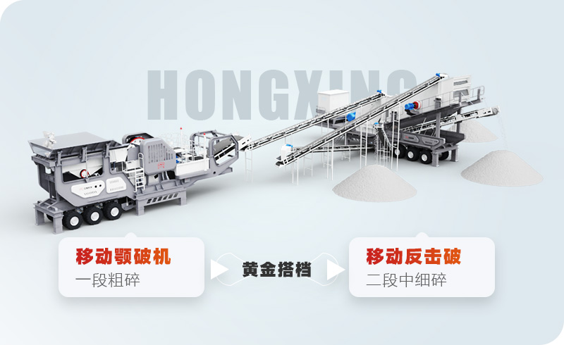靈活現(xiàn)場，可自由專場的巖石移動破碎站全圖