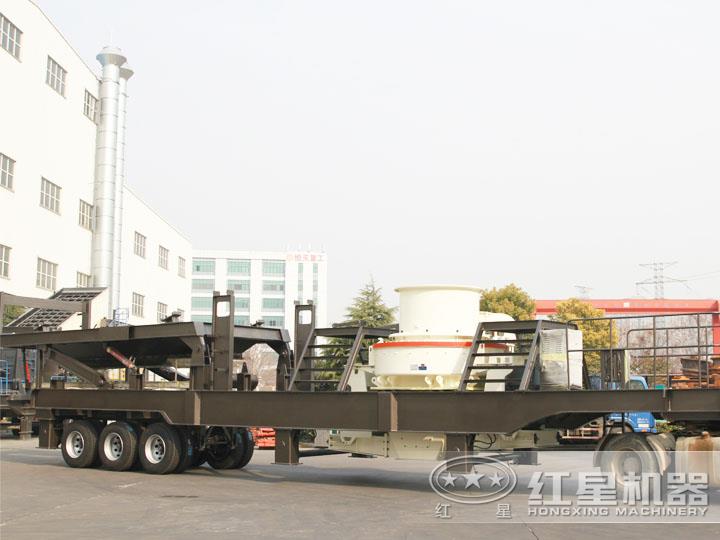 移動(dòng)柴油打砂機(jī)，可一鍵智能操作，液壓控制