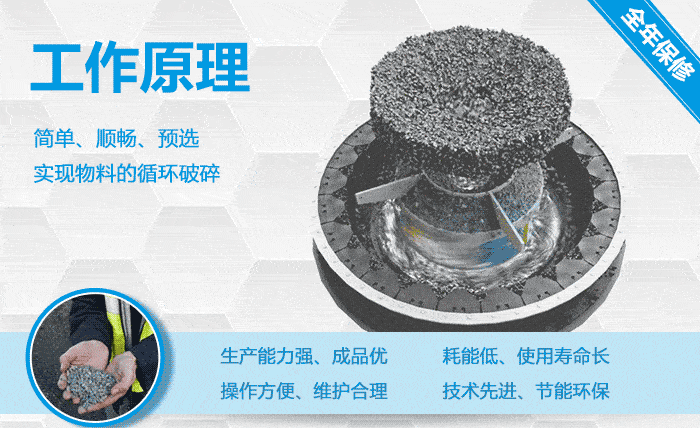 沖擊式制砂機(jī)破碎粒度均勻，粒形好看