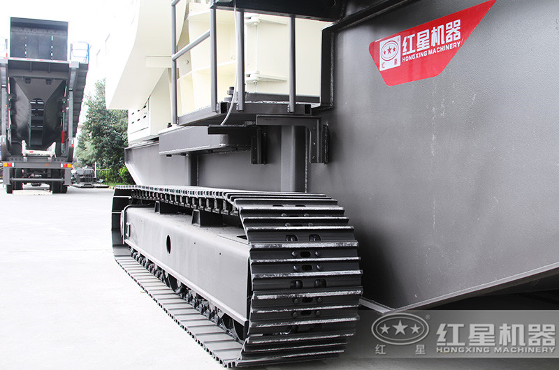 可移動建筑工地垃圾粉碎機，履帶液壓驅(qū)動