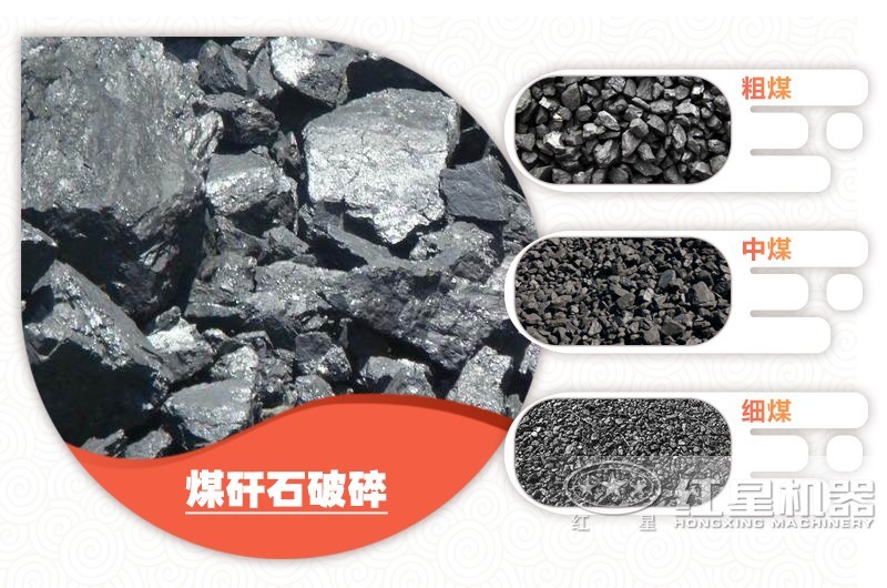 煤矸石處理成不同規(guī)格物料，價格不同